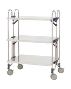 Folding Stainless Steel Wagon No-Side-Frame Model 1อัน
