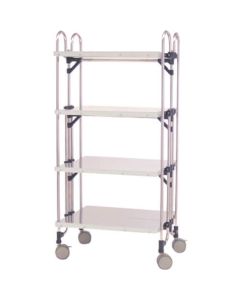 Folding Stainless Steel Wagon No-Side-Frame Model 1อัน
