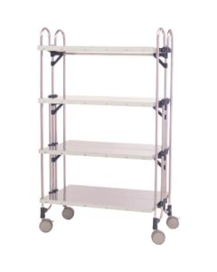 Folding Stainless Steel Wagon No-Side-Frame Model 1อัน