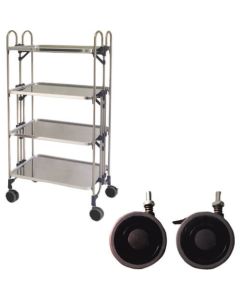 Folding Stainless Steel Wagons Shock Absorption Models 1อัน