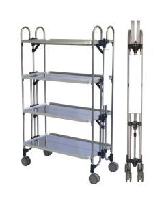 Folding Stainless Steel Wagons Manga Signboard Models