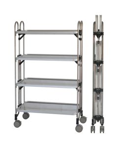 Collapsible Punching Stainless Steel Carts
