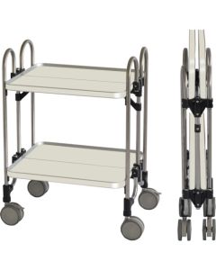 Folding White Steel Wagons