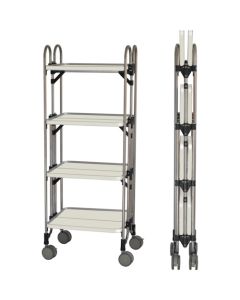 Folding White Steel Wagons
