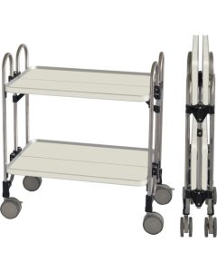 Folding White Steel Wagons