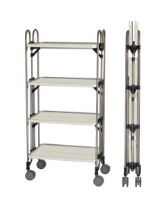 Folding White Steel Wagons