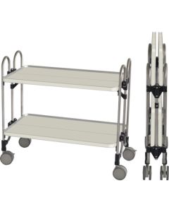 Folding White Steel Wagons
