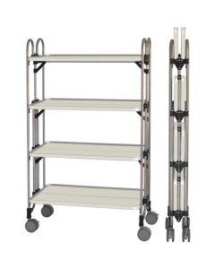Folding White Steel Wagons