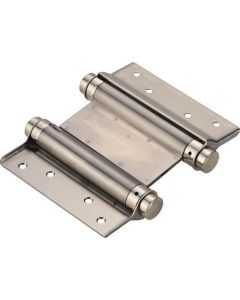 บานพับเปิดคู่ สแตนเลส ฟรี ความยาวรวม 127 มม. (2 ชิ้น)
