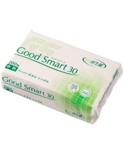 กระดาษเช็ดมือ GS30 กระดาษรีไซเคิลขนาดกลาง 200 แผ่น