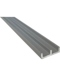 อลูมิเนียมขึ้นรูป ตัว E ก้นราง 12X3.5 สีเงิน 1 ม