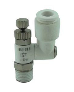 ตัวควบคุมความเร็วขนาดเล็ก 5 ตัว β มิเตอร์สีขาวออก 6mm/R1/8