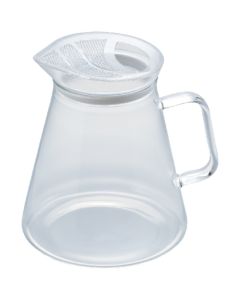 Lidless tea pot, clear