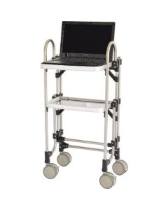 Folding Stainless Steel PC Cart 1อัน