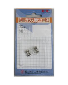 ฟิวส์หลอดแก้ว (2 ชิ้น) 2A 5.2 x 20mm