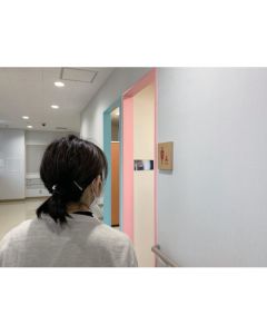 FF Mirror for Restroom Entrance