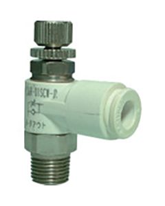 ตัวควบคุมความเร็ว SUS 5 ตัว มิเตอร์สีขาว α ออก 10mm/R1/4