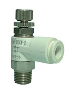 ตัวควบคุมความเร็ว SUS 5 ตัว มิเตอร์สีขาว α ออก 12mm/R3/8