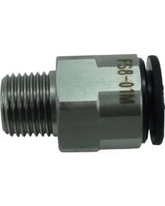 ห้าคอนเนคเตอร์ตัวผู้ SUS 8mm/R1/8