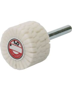 Felt Slit Wheel with Shaft (shaft diameter 6mm)