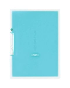 แฟ้มคลิป <colore> PP A4 แนวตั้ง 20 แผ่น สีน้ำเงิน