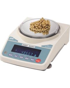 เครื่องชั่งสำหรับอัญมณีและโลหะมีค่า FX120GD พร้อมการสอบเทียบทั่วไป