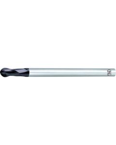 Two-flute FX Coat Long Shank Ball End Mill