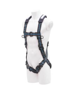 สายรัดแบบยืด XV ชนิด one-touch สายสีดำ/สีน้ำเงิน ขนาด L