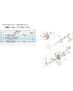 ชุดบำรุงรักษา B สำหรับ G-100S 1Φ