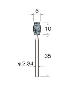 หินลับมีดพร้อมเพลาสำหรับการตัดเฉือนที่แม่นยำ G1043
