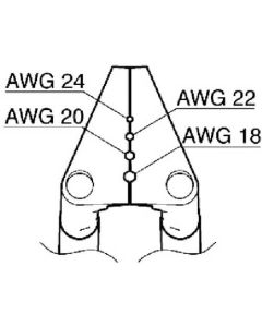 ใบมีดแบบงอ 18-24AWG