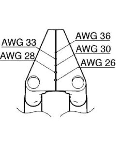 ใบมีดแบบงอ 26-36AWG