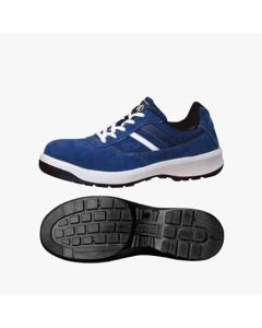 รองเท้าเซฟตี้ทรงสนีกเกอร์ หนังเทียม G3550 Navy