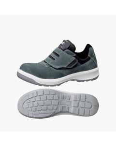 รองเท้าเซฟตี้ทรงสนีกเกอร์ หนังเทียม G3555 Gray