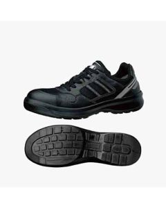 รองเท้าเซฟตี้ทรงสนีกเกอร์ หนังเทียม G3690 Black
