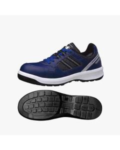 รองเท้าเซฟตี้ทรงสนีกเกอร์ หนังเทียม G3690 Navy