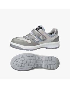 รองเท้าเซฟตี้ทรงสนีกเกอร์ หนังแท้ G3695 Gray