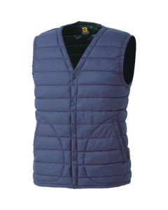 เสื้อกั๊กคอวี G-399 1 สีกรมท่า SS