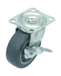 Plate Type Caster G Series (elastomer wheel)