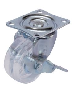 Plate Type Caster Skeleton Caster  (polycarbonate wheel)