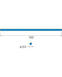 หินลับสุดยอด (หินลับสุดยอด) 100 x φ3 สี: น้ำเงิน