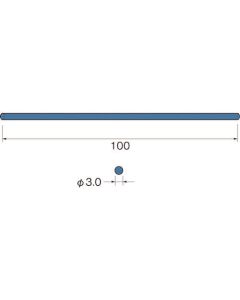 หินลับสุดยอด (สุดยอดหินเจียร) 100 x φ3 สี: น้ำเงิน