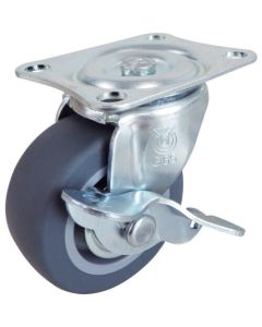 Plate Type Caster G Series (elastomer wheel)