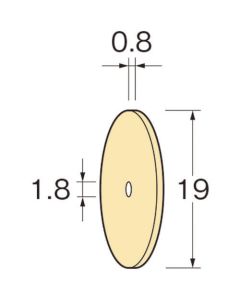 หินเจียรแบบล้อ (ล้อ Christon matrix) G7166