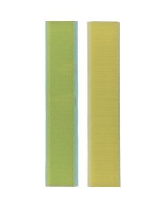 เมจิกเทปรีดผ้า วันทัช 25มม.x15ซม. สีเหลือง