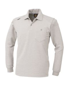 เสื้อโปโลแขนยาว G-9118 3 สีเทาม่วง SS
