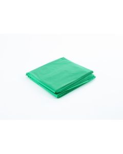 ถุงขยะ 18 x 20 นิ้ว (12 + 3 + 3 x 20) พับข้าง 3 นิ้ว สีเขียว