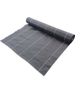 แผ่นกันวัชพืช แผ่นกั้นดิน ผ้า-10 (น้ำซึมผ่าน) 1.0m x 50m