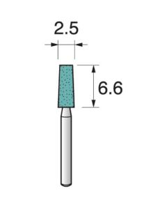หินเจียร GC/1.6 แกน (หินเจียรกากเพชรสีเขียวขนาดเล็กพร้อมเพลา)