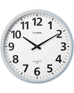 Radio wall clock Zara, power-saving and drip-proof type
